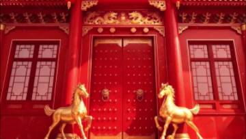 鲁丽集团给全市人民拜年了！祝大家：龙马精神昭日月，福寿安康庆吉祥！